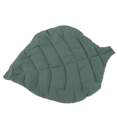 Buachois Katzenmatte selbstwärmendes Katzenbett, Reine Cottonthicked Bequeme Haustierbodendecke, niedliche blattförmige Couchmatratze für Katze und Hund Innenräume von Buachois