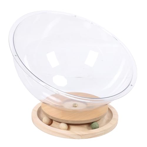 Buachois Raumkapsel Katzenbett, klare Indoor kleine Haustiere Kätzchen Schlafnest Acryl mit Holz -Platten -Katnip -Kugelspielzeug Höhle Katzenbett für Katzen Spielen Hausaktivität Buachois Raumkapsel Katzenbett, klare Indoor kleine Haustiere Kätzchen Schlafnest Acryl mit Holz -Platten -Katnip -Kugelspielzeug Höhle Katzenbett für Katzen Spielen Hausaktivität von Buachois