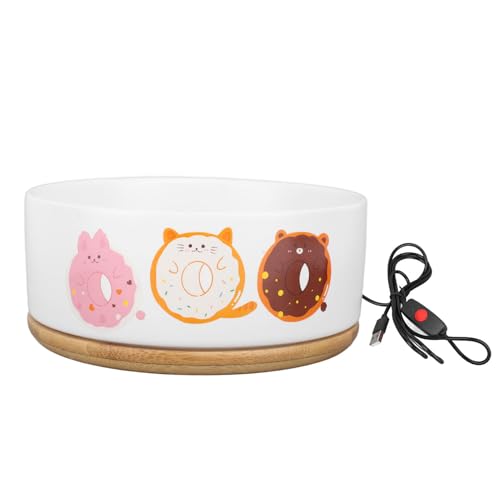 Haustierheizungsschale, Wasserfutterschalen, USB Keramik Automatikheizung verhindern trockener Brennen intelligenter Thermie Feeder für Hundekatze Haustierheizungsschale, Wasserfutterschalen, USB Keramik Automatikheizung verhindern trockener Brennen intelligenter Thermie Feeder für Hundekatze von Buachois