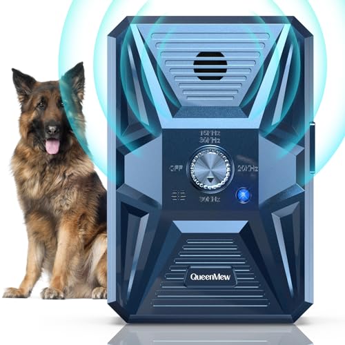 Anti-Bell-Gerät, 3 Stufen zur Kontrolle des Hundebellens, 90 cm Reichweite, automatische Ultraschall-Hunde-Bell-Abschreckung, stoppt Hundebell-Trainer, wiederaufladbarer Schalldämpfer für Welpen von Bubbacare