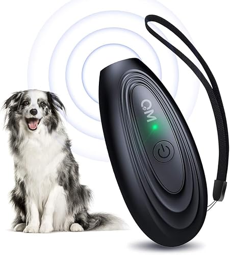 Anti-Bell-Gerät, 4,5 m lange Reichweite, Ultraschall-Stopp-Hunde-Bell-Gerät, Handheld-Hunde-Bell-Abschreckungsgeräte, wiederaufladbares Hundebell-Kontrollgerät, Hundetraining und Verhaltenskorrektor von Bubbacare