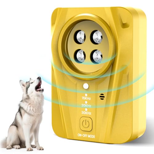Anti Bell Gerät,3 Frequenzen Antibell für Hunde,IPX45 Ultraschall Anti Bell Gerät ​Bellenstopper Hund,Antibell Gerät Hund,33Ft Reichweite Antibell Ultraschall Gerät für Hunde,Anti-Bell-Mittel Hunde von Bubbacare