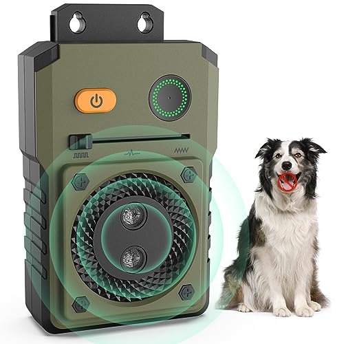 Anti Bell Gerät-50FT Effektive Antibell für Hunde-Auto Hundebellen Abschreckung Außenbereich-3 Frequenzen antibell ultraschall gerät-IPX4 Ultraschall Hunde Repeller-mittlere und große Hunde Sicher von Bubbacare