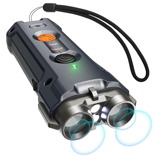 Anti Bell Gerät für Hunde, Antibell Ultraschall Gerät mit Stroboskop Taschenlampe Hundebell Kontrollgeräte Tragbar Stopp Hundebell Wiederaufladbares Anti Bellen Gerät für Kleine Mittel Große Hunde Anti Bell Gerät für Hunde, Antibell Ultraschall Gerät mit Stroboskop Taschenlampe Hundebell Kontrollgeräte Tragbar Stopp Hundebell Wiederaufladbares Anti Bellen Gerät für Kleine Mittel Große Hunde von Bubbacare