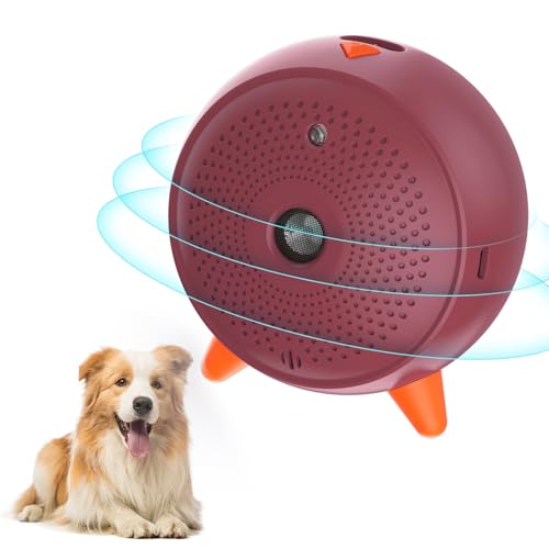 Antibell fur Hunde, Ultraschall Gerät Hund Stoppt Hundebellen Anti-Bell-Gerät Hunde-Bell-Stopper LED-Anzeige für Kleine Welpen Mittelgroße Große Hunde Anti-Bell Erziehungshalsband Hund Anti Bell Gerät von Bubbacare