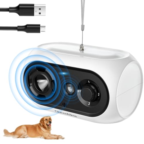 Bubbacare Anti Bell Gerät Hunde, Antibell Ultraschall Gerät bis zu 50 Fuß, 3 Einstellbare Stufen Antibell für Hunde, Bellkontrollgerät für den Innen- und Außenbereich Bubbacare Anti Bell Gerät Hunde, Antibell Ultraschall Gerät bis zu 50 Fuß, 3 Einstellbare Stufen Antibell für Hunde, Bellkontrollgerät für den Innen- und Außenbereich von Bubbacare