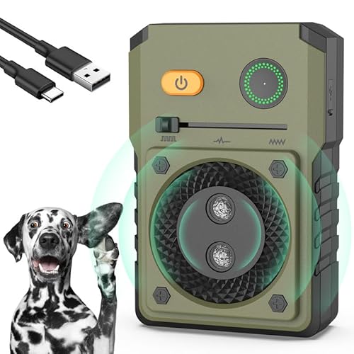 Bubbacare Anti Bell Gerät für Hunde, Antibell Ultraschall Gerät mit 3 Modi, 50Fuß Wiederaufladbares Antibell für Hunde, Anti-Bell-mittel für Hunde Sicher für Kleine Mittel Große Hunde Innen Draußen Bubbacare Anti Bell Gerät für Hunde, Antibell Ultraschall Gerät mit 3 Modi, 50Fuß Wiederaufladbares Antibell für Hunde, Anti-Bell-mittel für Hunde Sicher für Kleine Mittel Große Hunde Innen Draußen von Bubbacare