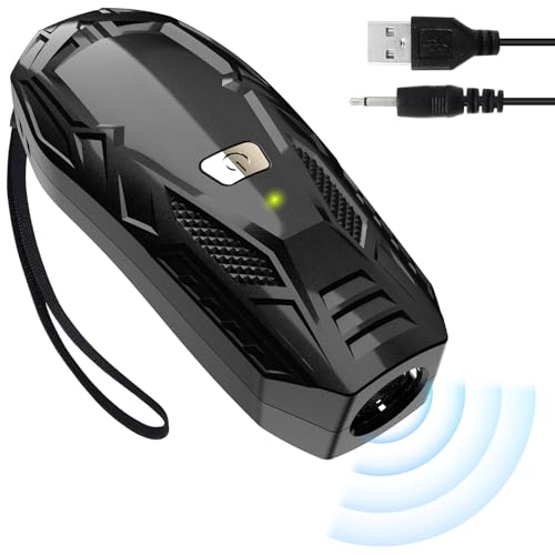 Bubbacare Anti Bellen Gerät, Ultraschall Handheld Anti-Bell-Mittel für Hunde, Tragbar & Wiederaufladbar Antibell Gerät, 5m Reichweite Hundeschreck Ultraschall Trainingsgerät für Kleine Große Hunde Bubbacare Anti Bellen Gerät, Ultraschall Handheld Anti-Bell-Mittel für Hunde, Tragbar & Wiederaufladbar Antibell Gerät, 5m Reichweite Hundeschreck Ultraschall Trainingsgerät für Kleine Große Hunde von Bubbacare