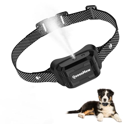 Bubbacare Anti-Block-Hundehalsband mit 3 einstellbaren Empfindlichkeitsstufen und Sprühfunktion, Hundehalsband mit 2 Gurten, Anti-Blockierung für kleine und große Hunde von Bubbacare