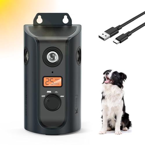 Bubbacare Antibell-Gerät Solarbetrieben mit 3 Lautsprechern, 3 Modi Antibell für Hunde mit LCD-Display, 15M Antibell Ultraschall, Wiederaufladbarer Bellenstopper für den Innen- und Außenbereich Bubbacare Antibell-Gerät Solarbetrieben mit 3 Lautsprechern, 3 Modi Antibell für Hunde mit LCD-Display, 15M Antibell Ultraschall, Wiederaufladbarer Bellenstopper für den Innen- und Außenbereich von Bubbacare