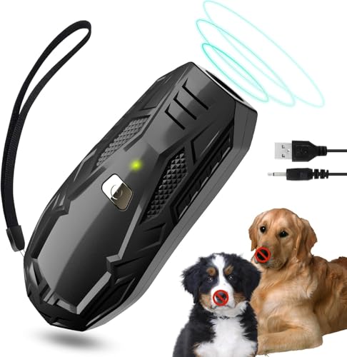 Bubbacare Antibell Gerät Ultraschall, Klein & Tragbar Anti Bell Gerät Hunde, Handheld Hundeschreck Ultraschall Trainingsgerät mit 5m Reichweite, Sichere Mini Antibell für Kleine Große Hunde von Bubbacare