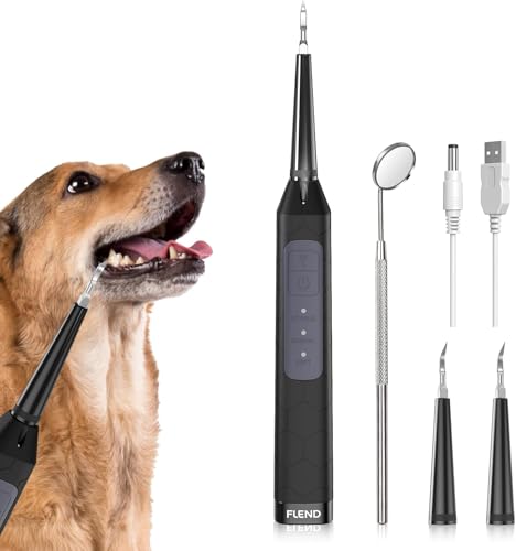 Bubbacare Hund Zahnsteinentferner, IPX6 Zahnsteinentferner Ultraschall FüR Hund und Katze, 3 austauschbare Ultraschall Zahnreinigungsset FüR Zahnaufhellung von Bubbacare