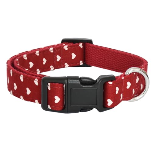 Bubblepup Hundehalsband, niedliches Baumwoll-Hundehalsband, verstellbar, weich, für kleine, mittelgroße und große Hunde Bubblepup Hundehalsband, niedliches Baumwoll-Hundehalsband, verstellbar, weich, für kleine, mittelgroße und große Hunde von Bubblepup