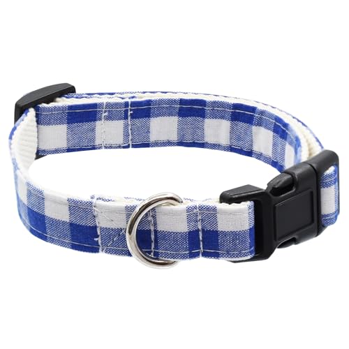 Bubblepup Hundehalsband, niedliches Baumwoll-Hundehalsband, verstellbar, weich, für kleine, mittelgroße und große Hunde Bubblepup Hundehalsband, niedliches Baumwoll-Hundehalsband, verstellbar, weich, für kleine, mittelgroße und große Hunde von Bubblepup