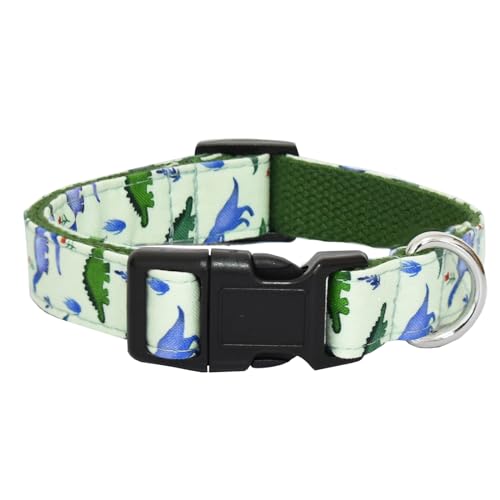 Bubblepup Hundehalsband, niedliches Baumwoll-Hundehalsband, verstellbar, weich, für kleine, mittelgroße und große Hunde Bubblepup Hundehalsband, niedliches Baumwoll-Hundehalsband, verstellbar, weich, für kleine, mittelgroße und große Hunde von Bubblepup