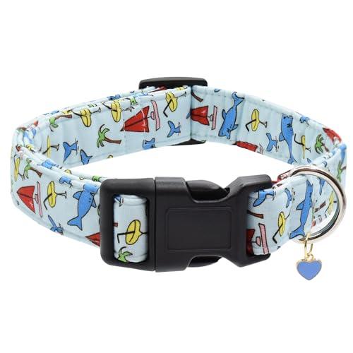 Bubblepup Hundehalsband, verstellbares Hundehalsband für kleine, mittelgroße und große Hunde mit weicher Baumwolle und Schnellverschluss-Schnalle Bubblepup Hundehalsband, verstellbares Hundehalsband für kleine, mittelgroße und große Hunde mit weicher Baumwolle und Schnellverschluss-Schnalle von Bubblepup