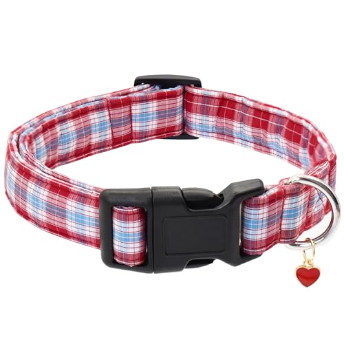 Bubblepup Hundehalsband, verstellbares Hundehalsband für kleine, mittelgroße und große Hunde mit weicher Baumwolle und Schnellverschluss-Schnalle Bubblepup Hundehalsband, verstellbares Hundehalsband für kleine, mittelgroße und große Hunde mit weicher Baumwolle und Schnellverschluss-Schnalle von Bubblepup