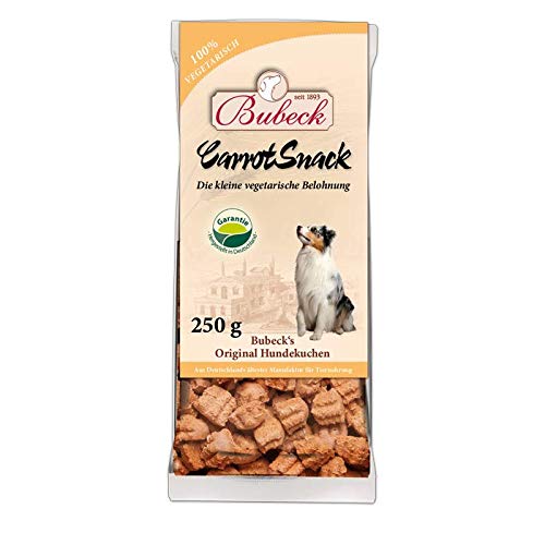 Hundeleckerlies zuckerfrei gebacken | Bubeck | 250g (Vegetarisch Karotte) von seit 1893 Bubeck