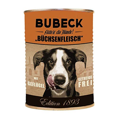 Bubeck - Büchsenfleisch mit Geflügel - Nassfutter - 400g Dose von Bubeck