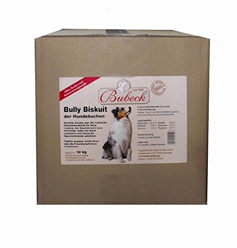 Bubeck Bully Hunde Biskuit Hundekuchen Zahnfplege 10 kg von seit 1893 Bubeck