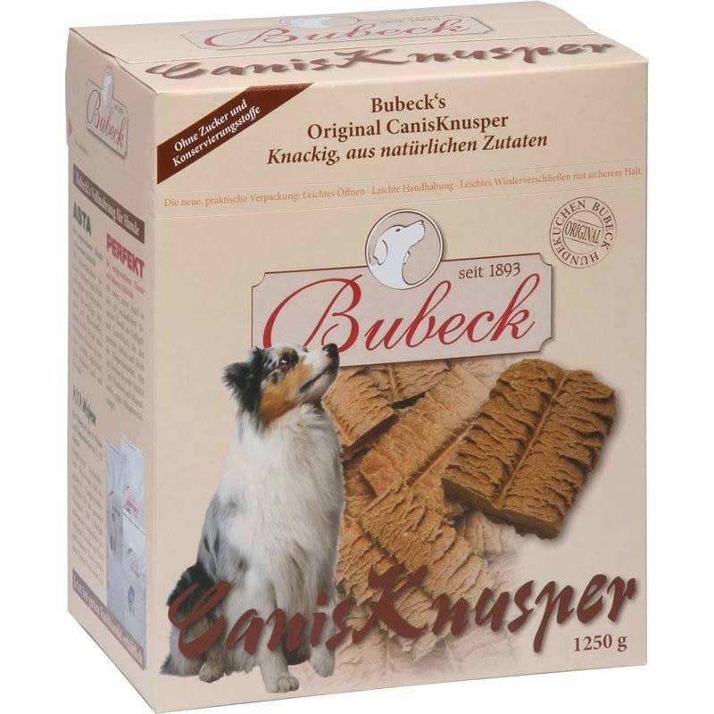 Bubeck Canis Knusper 1250 g (4,39 € pro 1 kg) von Bubeck