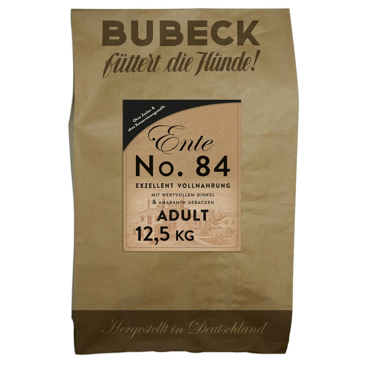 Bubeck Nr. 84 Adult Entenfleisch mit Amaranth und Dinkel Hundetrockenfutter von Bubeck