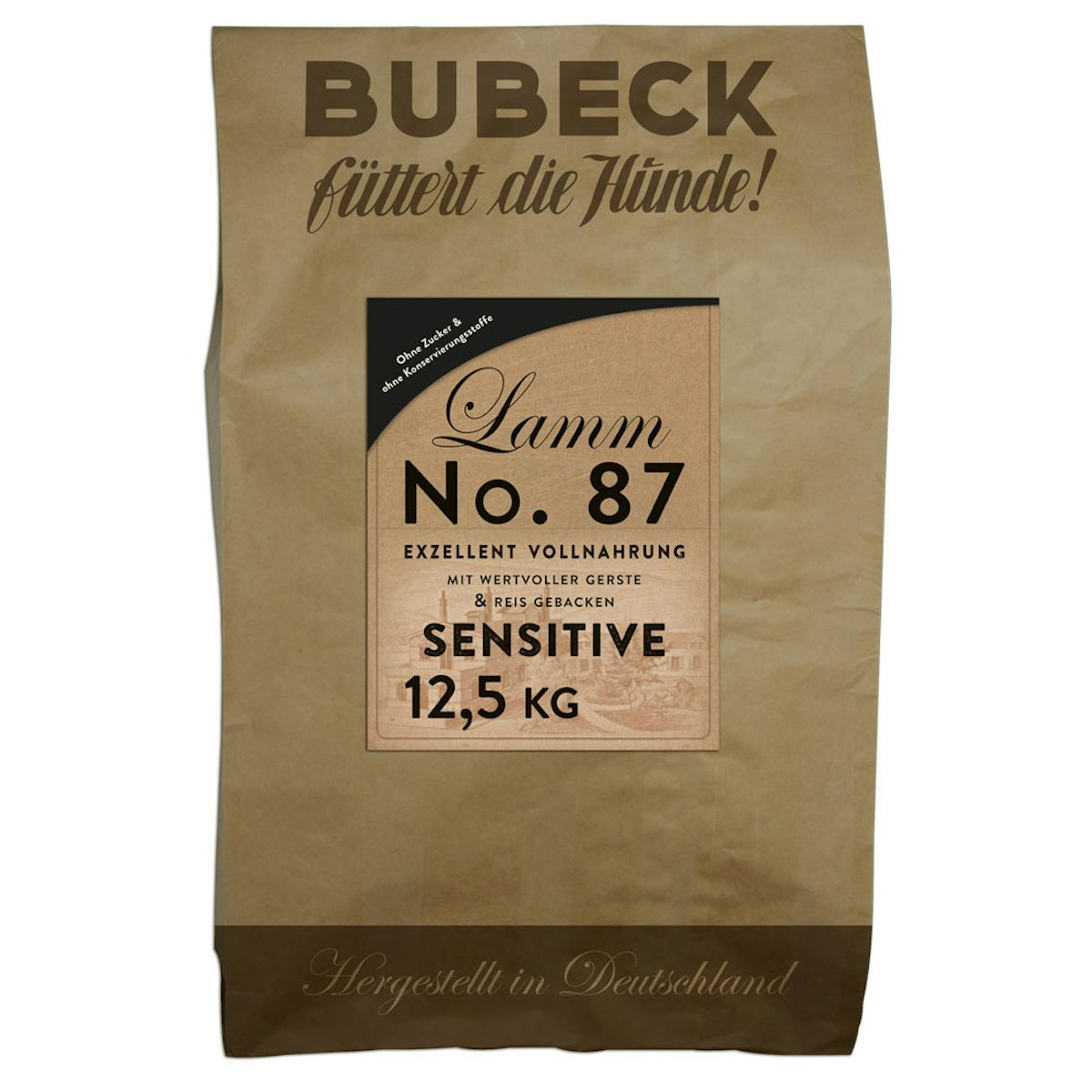 Bubeck Nr. 87 Sensitive Lammfleisch mit Gerste und Reis Hundetrockenfutter von Bubeck