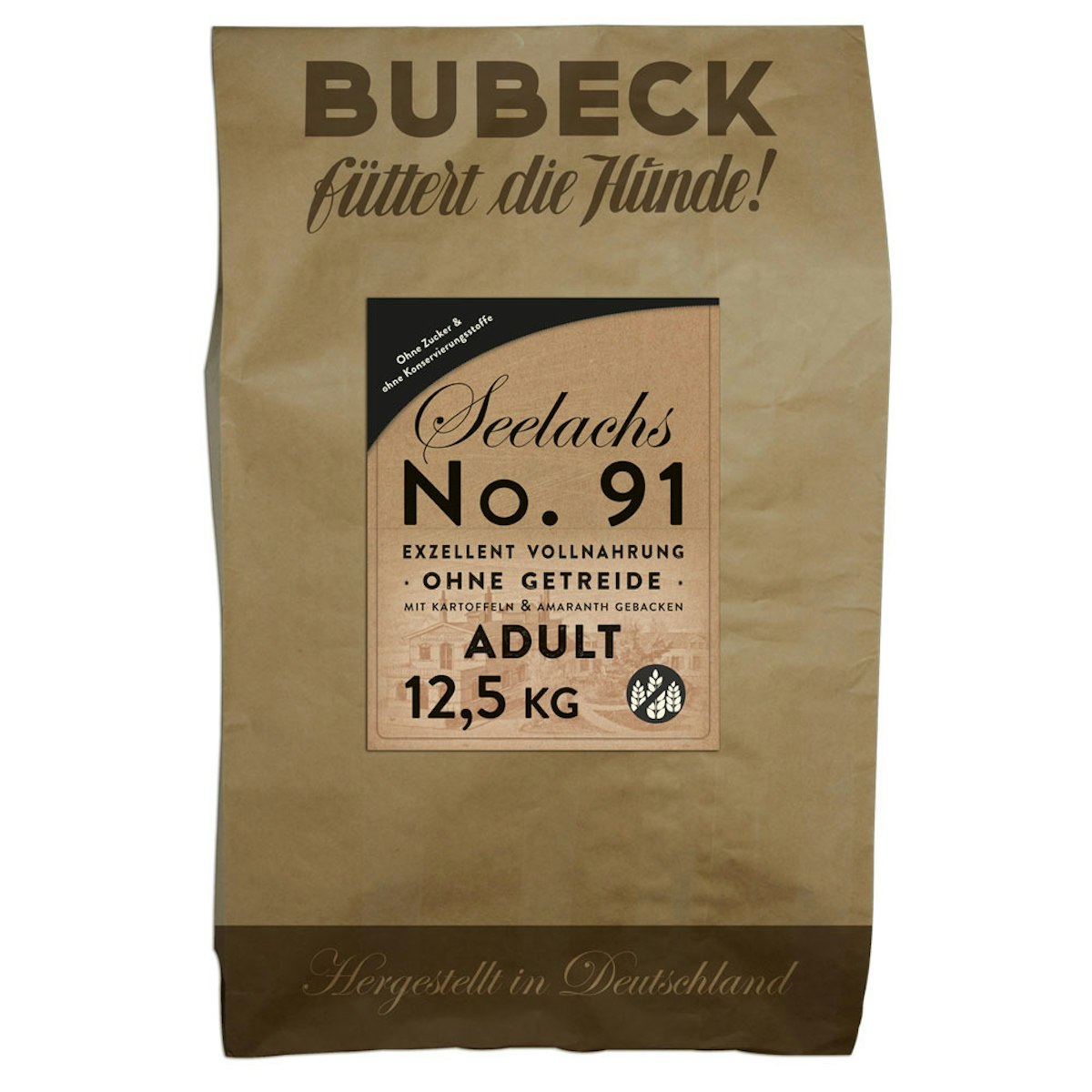 Bubeck Nr. 91 Adult Seelachs mit Kartoffel Hundetrockenfutter von Bubeck