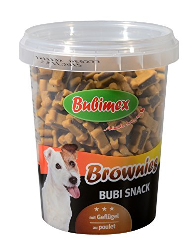 Brownies Hundeleckerli, Snack, Geflügel, für Training, als Belohnung oder einfach als Snack zwischendurch von Bubimex