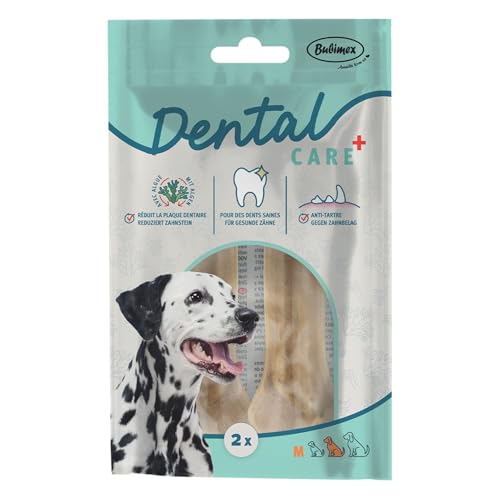 Bubimex - Dental+ Kauknochen mit Algen x2-13 cm – Zahnleckerli für Hunde – Angereichert mit Zink – Zahnstein – frischer Atem Bubimex - Dental+ Kauknochen mit Algen x2-13 cm – Zahnleckerli für Hunde – Angereichert mit Zink – Zahnstein – frischer Atem von Bubimex