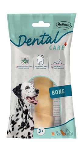 Bubimex - Dental+ Knochen mit Algenknochen x1-16 cm – Zahnnahrung für Hunde – Angereichert mit Zink – Zahnstein – frischer Atem von Bubimex