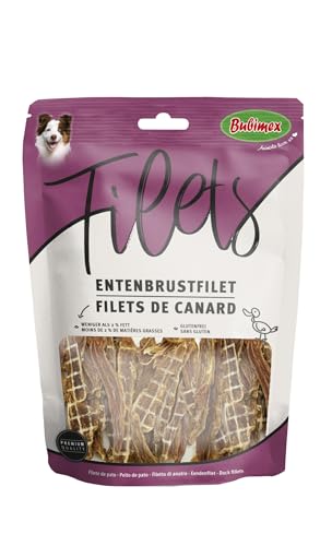 Bubimex - Entenfilets – Leckerli für Hunde – reich an Protein & fettarm – glutenfreier Snack – ideal als Belohnung – 300 g Bubimex - Entenfilets – Leckerli für Hunde – reich an Protein & fettarm – glutenfreier Snack – ideal als Belohnung – 300 g von Bubimex