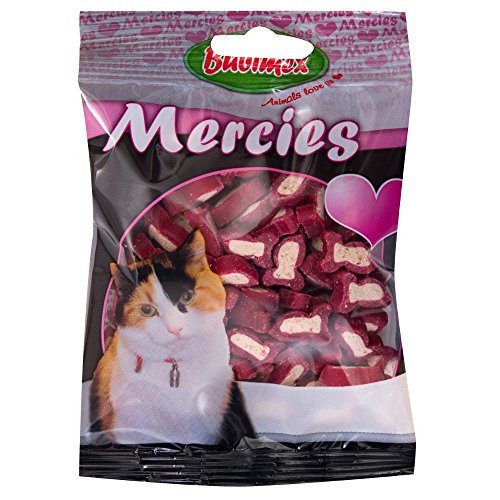 Mercies Knabberhäppchen Fischform Lachs 100g Mercies Knabberhäppchen Fischform Lachs 100g von Bubimex