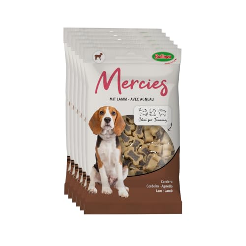 BUBIMEX - Mercies Lamm/Reis – zarte Leckereien für Hunde – Trainingsbelohnungen ohne Zucker – 6 x 100 g von Bubimex