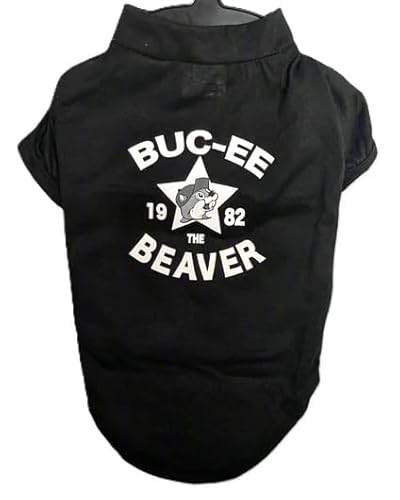 Buc-ee's Bu-CEE The Beaver Hundeshirt für den Sommer, weich, leicht, atmungsaktiv, Biber-Logo, Schwarz, Größe XL Buc-ee's Bu-CEE The Beaver Hundeshirt für den Sommer, weich, leicht, atmungsaktiv, Biber-Logo, Schwarz, Größe XL von Buc-ee's