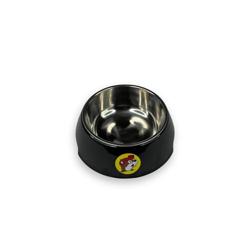 Buc-ee's Pet Essentials Hundenapf, 473 ml, Schwarz / silberfarben Buc-ee's Pet Essentials Hundenapf, 473 ml, Schwarz / silberfarben von Buc-ee's