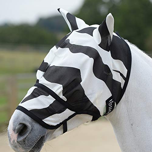 Bucas Buzz-Off Extended Nose - Zebra von Bucas