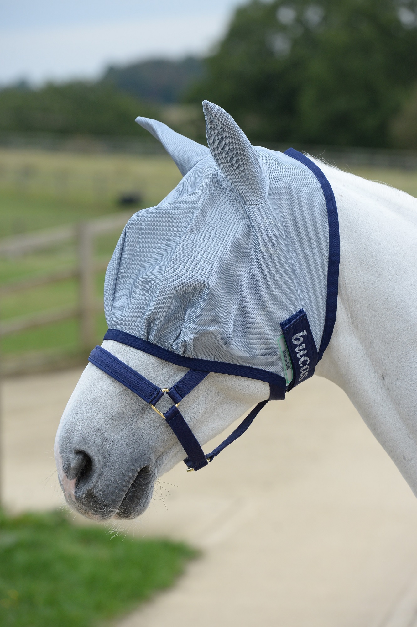 Bucas Buzz-Off Fliegenmaske Blue, 125/S Bucas Buzz-Off Fliegenmaske Blue, 125/S von Bucas
