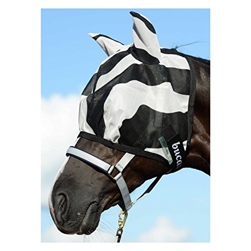 Bucas Buzz-Off Fly Mask - zebra - Fliegenmaske, Groesse:XXS von Bucas