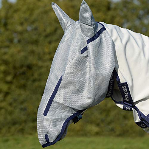 Bucas Buzz-Off Full Face Fly Mask - blue - Fliegenmaske, Groesse:XL von Bucas