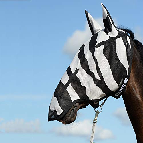 Bucas Buzz-Off Full Face Fly Mask - zebra - Fliegenmaske, Groesse:S von Bucas