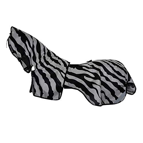 Bucas Buzz off Riding Zebra ausreit Fliegendecke mit Zebra Muster 155 von Bucas