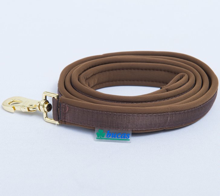 Bucas Dublin Padded Lead Rein Brown/Brown mit Karabinerhaken Bucas Dublin Padded Lead Rein Brown/Brown mit Karabinerhaken von Bucas
