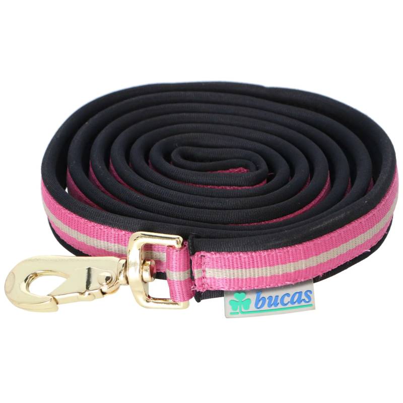 Bucas Dublin Padded Lead Rein Raspberry mit Karabinerhaken Bucas Dublin Padded Lead Rein Raspberry mit Karabinerhaken von Bucas