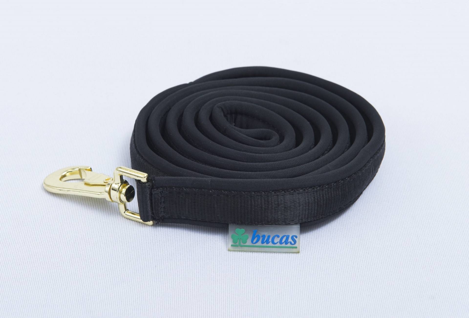 Bucas Dublin Padded Lead Rein Strick black mit Karabinerhaken Bucas Dublin Padded Lead Rein Strick black mit Karabinerhaken von Bucas