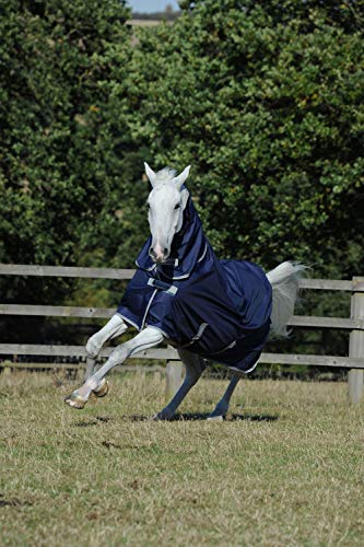 Bucas Freedom Full Neck 300g Turnout Rug 155cm Navy Bucas Freedom Full Neck 300g Turnout Rug 155cm Navy von Bucas