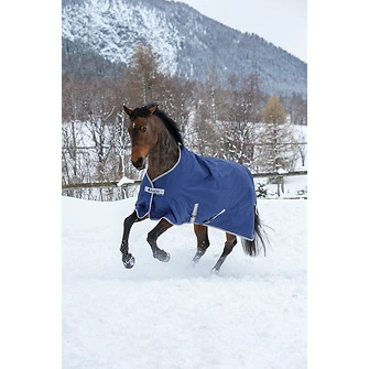 Bucas Freedom Turnout 300g Navy/Silver, Gr. 155 cm Bucas Freedom Turnout 300g Navy/Silver, Gr. 155 cm von Bucas