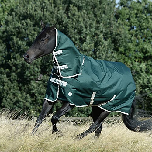 Bucas Green-Line Turnout 140 Pferdedecke 100g, Green/Cream Bucas Green-Line Turnout 140 Pferdedecke 100g, Green/Cream von Bucas