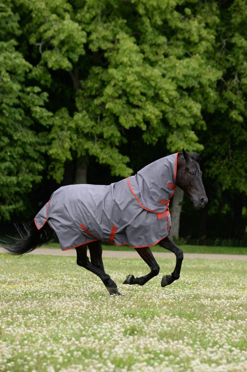 Bucas Irish Turnout Combi Neck Halsteil 0g 145/L, Grey/red von Bucas