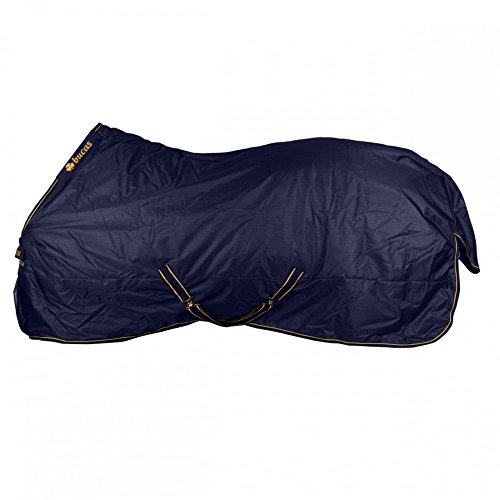 Bucas Irish Turnout Extra Classic, Weidedecke, Navy/gold, Rückenlänge 165 cm von Bucas
